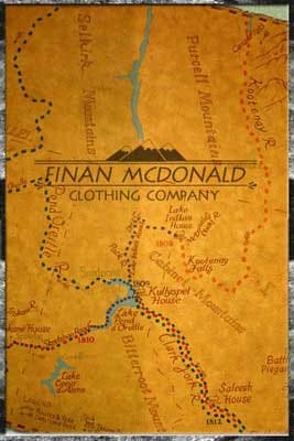 Finan McDonald Map Finan McDonald Map